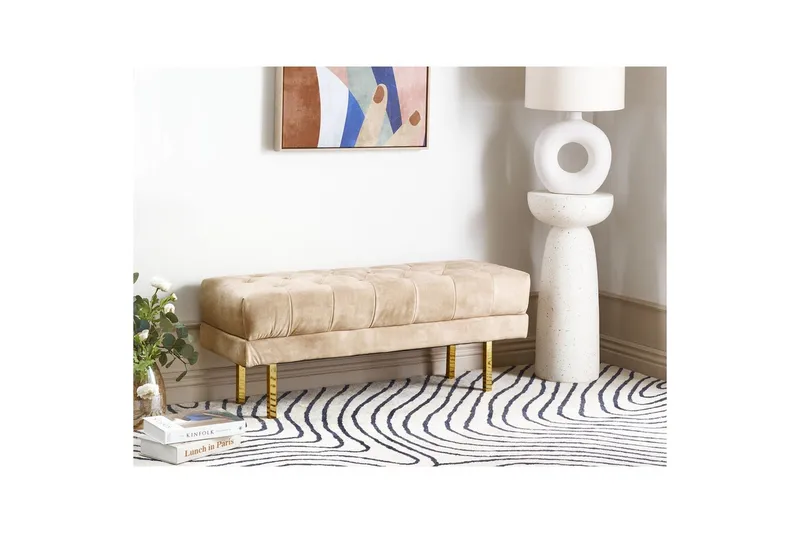Sittebenk Roseville Beige/Gull - Beige/Gull - Interiør - Dekorasjon & innredningsdetaljer - Dekorbeslag - Beslag - Møbelben