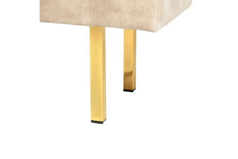 Sittebenk Roseville Beige/Gull - Beige/Gull - Interiør - Dekorasjon & innredningsdetaljer - Dekorbeslag - Beslag - Møbelben