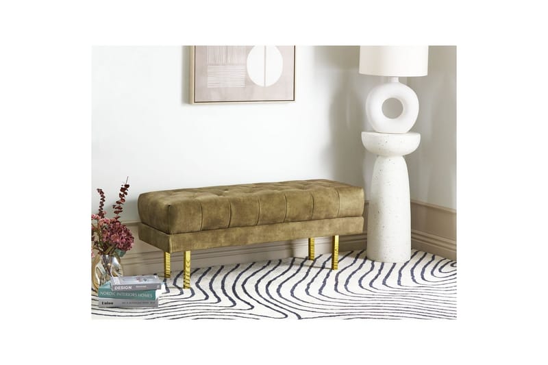 Sittebenk Roseville Grønn/gull - Grønn/gull - Interiør - Dekorasjon & innredningsdetaljer - Dekorbeslag - Beslag - Møbelben