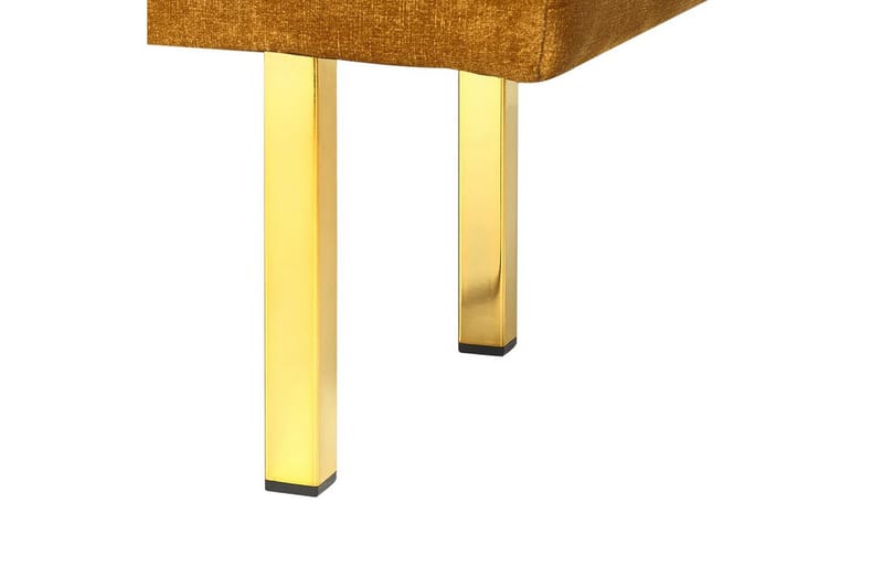 Sittebenk Roseville Gul/gull - Gul/gull - Møbler - Gangmøbler - Gangbenk