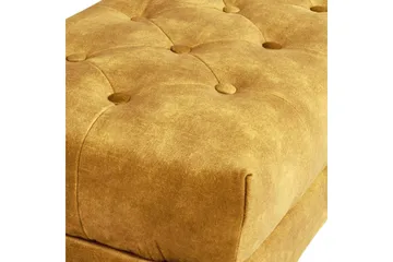 Sittebenk Roseville Gul/gull - Gul/gull - Møbler - Gangmøbler - Gangbenk