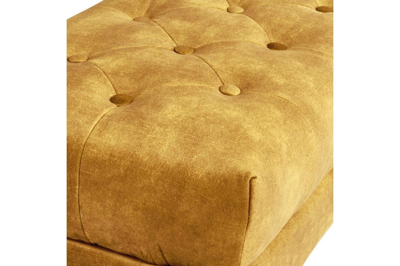 Sittebenk Roseville Gul/gull - Gul/gull - Møbler - Gangmøbler - Gangbenk