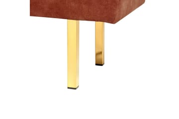 Sittebenk Roseville Rød/gull - Rød/gull - Møbler - Gangmøbler - Gangbenk