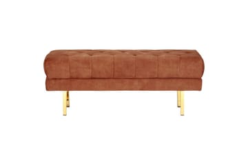 Sittebenk Roseville Rød/gull - Rød/gull - Møbler - Gangmøbler - Gangbenk