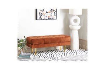 Sittebenk Roseville Rød/gull - Rød/gull - Møbler - Gangmøbler - Gangbenk