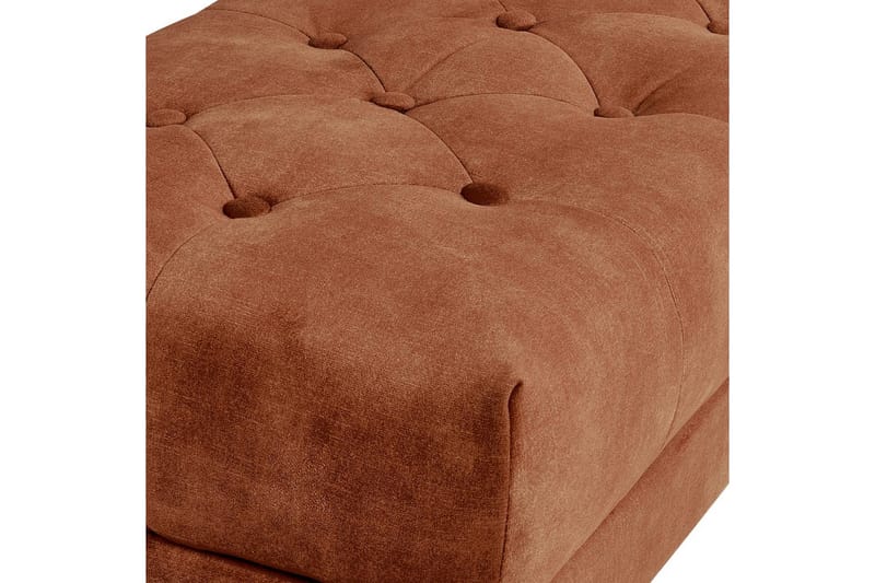 Sittebenk Roseville Rød/gull - Rød/gull - Møbler - Gangmøbler - Gangbenk