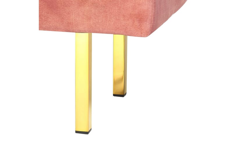 Sittebenk Roseville Rosa/Gull - Rosa/Gull - Interiør - Dekorasjon & innredningsdetaljer - Dekorbeslag - Beslag - Møbelben