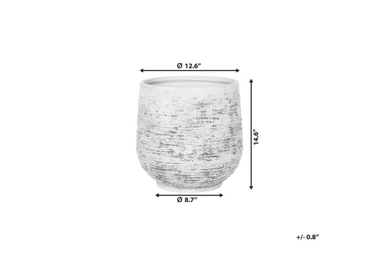 DIONI Krukke 36 cm - Grå - Interiør - Dekorasjon & innredningsdetaljer - Krukker - Utepotter