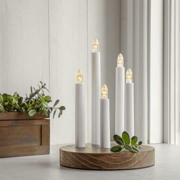 Doris lysestake 17,5 cm - brun - Interiør - Dekorasjon & innredningsdetaljer - Julepynt & juledekorasjon