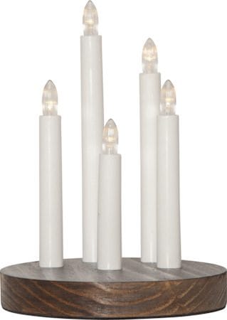 Doris lysestake 17,5 cm - brun - Interiør - Dekorasjon & innredningsdetaljer - Julepynt & juledekorasjon