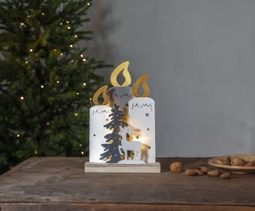 Fauna innendørs dekorasjonsbelysning 22 cm - hvit - Interiør - Dekorasjon & innredningsdetaljer - Julepynt & juledekorasjon
