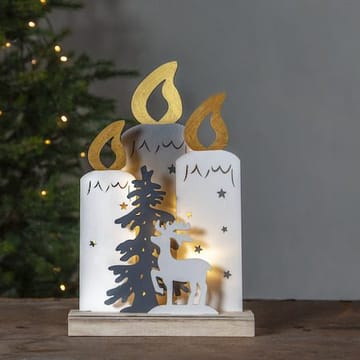 Fauna innendørs dekorasjonsbelysning 22 cm - hvit - Interiør - Dekorasjon & innredningsdetaljer - Julepynt & juledekorasjon