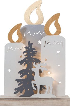 Fauna innendørs dekorasjonsbelysning 22 cm - hvit - Interiør - Dekorasjon & innredningsdetaljer - Julepynt & juledekorasjon
