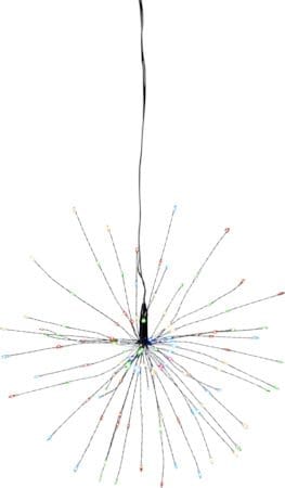Firework hengende dekorasjonsbelysning 26 cm - svart - Interiør - Dekorasjon & innredningsdetaljer - Julepynt & juledekorasjon