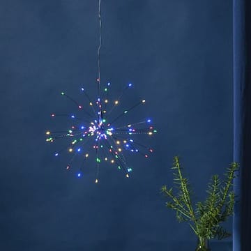 Firework hengende dekorasjonsbelysning 26 cm - svart - Interiør - Dekorasjon & innredningsdetaljer - Julepynt & juledekorasjon
