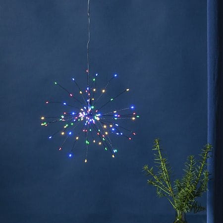 Firework hengende dekorasjonsbelysning 26 cm - svart - Interiør - Dekorasjon & innredningsdetaljer - Julepynt & juledekorasjon