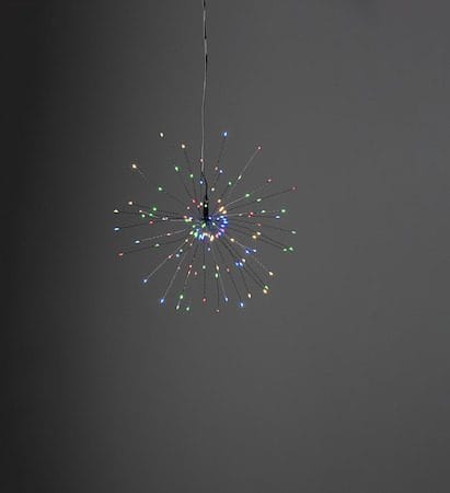 Firework hengende dekorasjonsbelysning 26 cm - svart - Interiør - Dekorasjon & innredningsdetaljer - Julepynt & juledekorasjon