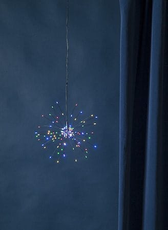 Firework hengende dekorasjonsbelysning 26 cm - svart - Interiør - Dekorasjon & innredningsdetaljer - Julepynt & juledekorasjon