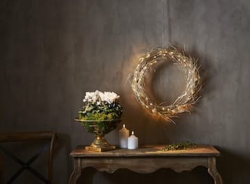 Fizzy krans med belysning 45 cm - gull - Interiør - Dekorasjon & innredningsdetaljer - Julepynt & juledekorasjon