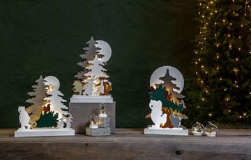 Forest Friends innendørs dekorasjonsbelysning 28 cm - flerfarget - Interiør - Dekorasjon & innredningsdetaljer - Julepynt & juledekorasjon