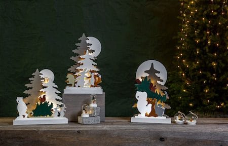 Forest Friends innendørs dekorasjonsbelysning 28 cm - flerfarget - Interiør - Dekorasjon & innredningsdetaljer - Julepynt & juledekorasjon