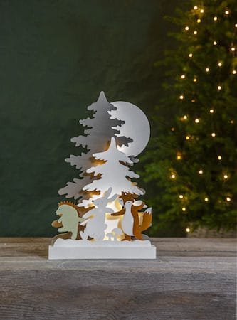 Forest Friends innendørs dekorasjonsbelysning 28 cm - flerfarget - Interiør - Dekorasjon & innredningsdetaljer - Julepynt & juledekorasjon
