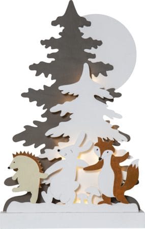 Forest Friends innendørs dekorasjonsbelysning 28 cm - flerfarget - Interiør - Dekorasjon & innredningsdetaljer - Julepynt & juledekorasjon