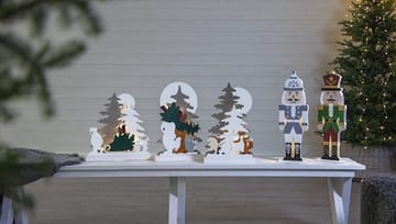 Forest Friends innendørs dekorasjonsbelysning 28 cm - flerfarget - Interiør - Dekorasjon & innredningsdetaljer - Julepynt & juledekorasjon