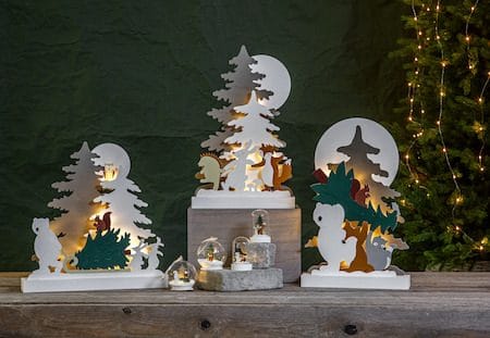 Forest Friends innendørs dekorasjonsbelysning 28 cm - flerfarget - Interiør - Dekorasjon & innredningsdetaljer - Julepynt & juledekorasjon