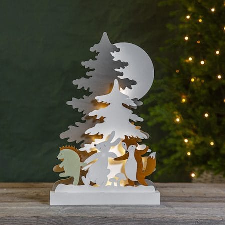 Forest Friends innendørs dekorasjonsbelysning 28 cm - flerfarget - Interiør - Dekorasjon & innredningsdetaljer - Julepynt & juledekorasjon