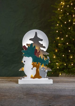 Forest Friends innendørs dekorasjonsbelysning 28 cm - flerfarget - Interiør - Dekorasjon & innredningsdetaljer - Julepynt & juledekorasjon