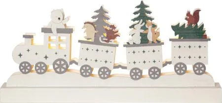 Forest Friends innendørs dekorasjonsbelysning 37 cm, flerfarget