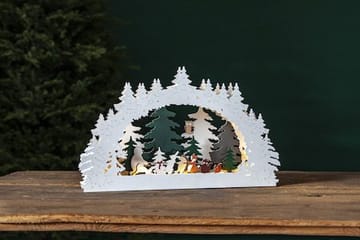 Forest Friends lysestake 45 cm - flerfarget - Interiør - Dekorasjon & innredningsdetaljer - Julepynt & juledekorasjon