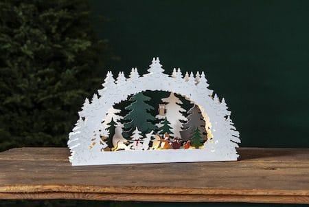 Forest Friends lysestake 45 cm - flerfarget - Interiør - Dekorasjon & innredningsdetaljer - Julepynt & juledekorasjon
