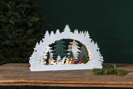 Forest Friends lysestake 45 cm - flerfarget - Interiør - Dekorasjon & innredningsdetaljer - Julepynt & juledekorasjon