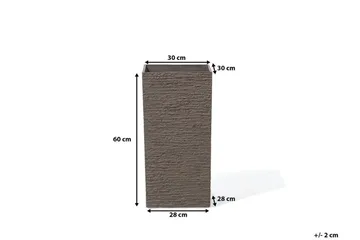 Gaza Krukke 30 cm - Brun - Interiør - Dekorasjon & innredningsdetaljer - Krukker - Utepotter