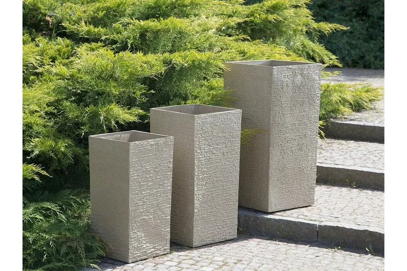 Gaza Krukke 35 cm - Beige - Interiør - Dekorasjon & innredningsdetaljer - Krukker - Utepotter
