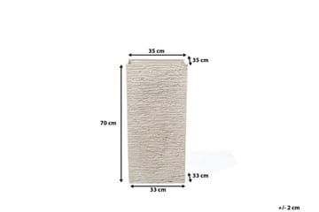Gaza Krukke 35 cm - Beige - Interiør - Dekorasjon & innredningsdetaljer - Krukker - Utepotter