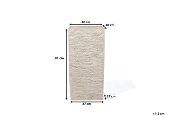 Gaza Krukke 40 cm - Beige - Interiør - Dekorasjon & innredningsdetaljer - Krukker - Utepotter