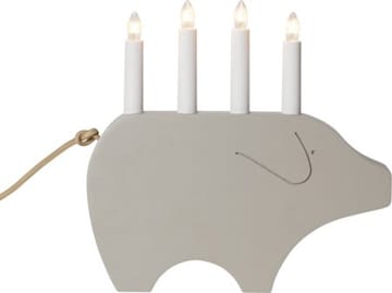 Gry lysestake 28,5 cm - beige - Interiør - Dekorasjon & innredningsdetaljer - Julepynt & juledekorasjon