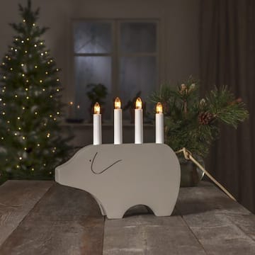 Gry lysestake 28,5 cm - beige - Interiør - Dekorasjon & innredningsdetaljer - Julepynt & juledekorasjon