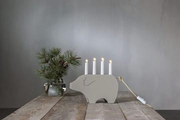 Gry lysestake 28,5 cm - beige - Interiør - Dekorasjon & innredningsdetaljer - Julepynt & juledekorasjon