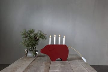 Gry lysestake 28,5 cm - rød - Interiør - Dekorasjon & innredningsdetaljer - Julepynt & juledekorasjon