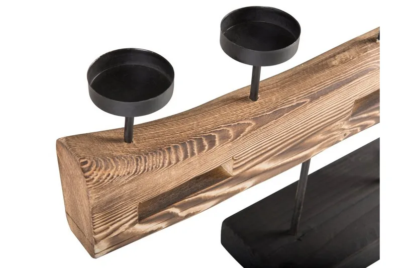 Guatemala Lysestake 36 cm - Tre / Natur - Interiør - Dekorasjon & innredningsdetaljer