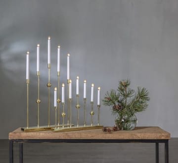 Gustavo lysestake 37 cm - messing - Interiør - Dekorasjon & innredningsdetaljer - Julepynt & juledekorasjon