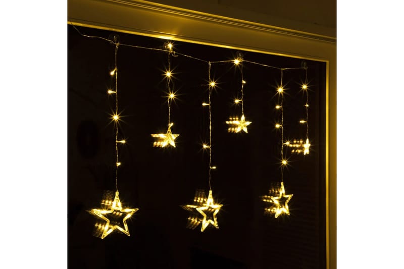 HI Stjernelysgardin Fairy med 63 lysdioder - Brun - Julepynt & juledekorasjon