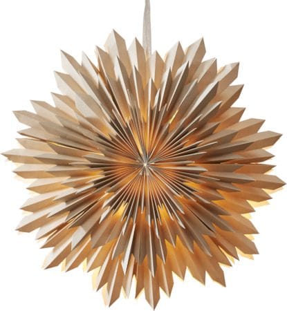 Ice papirstjerne 50 cm - beige - Interiør - Dekorasjon & innredningsdetaljer - Julepynt & juledekorasjon