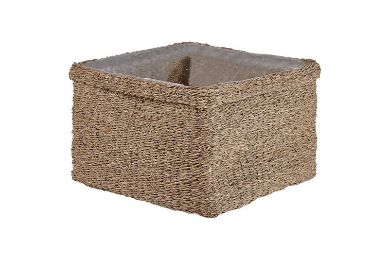 Inomhuskruka Beliani Rivuline set om 3 Nature||Beige - Interiør - Dekorasjon & innredningsdetaljer - Krukker