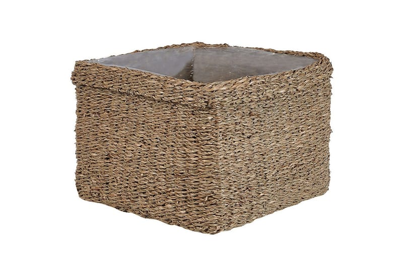 Inomhuskruka Beliani Rivuline set om 3 Nature||Beige - Interiør - Dekorasjon & innredningsdetaljer - Krukker