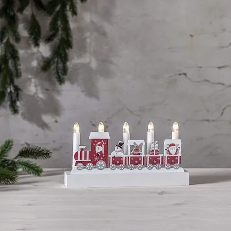 Jolly lysestake 28 cm - flerfarget - Interiør - Dekorasjon & innredningsdetaljer - Julepynt & juledekorasjon